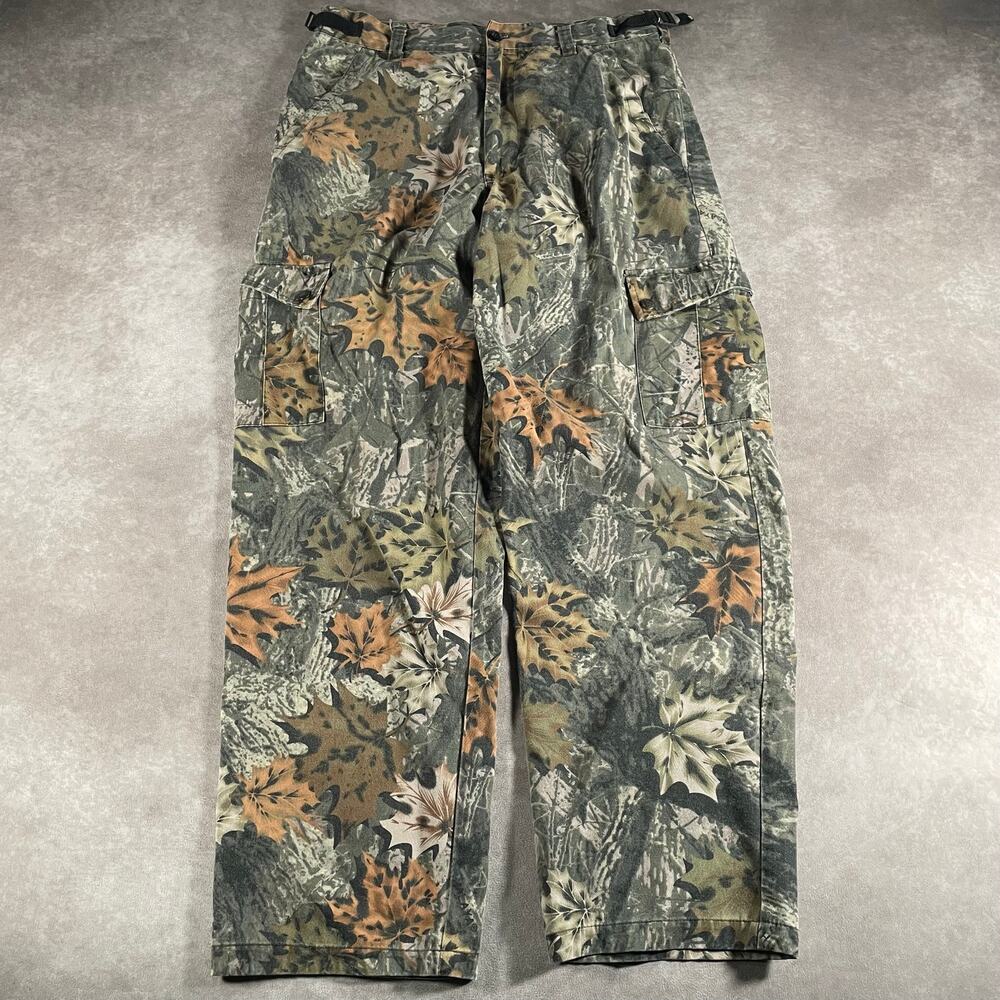Vintage Northwest Camo Cargo Pants Mens Hunting 32W 29 Streetwear Outdoor